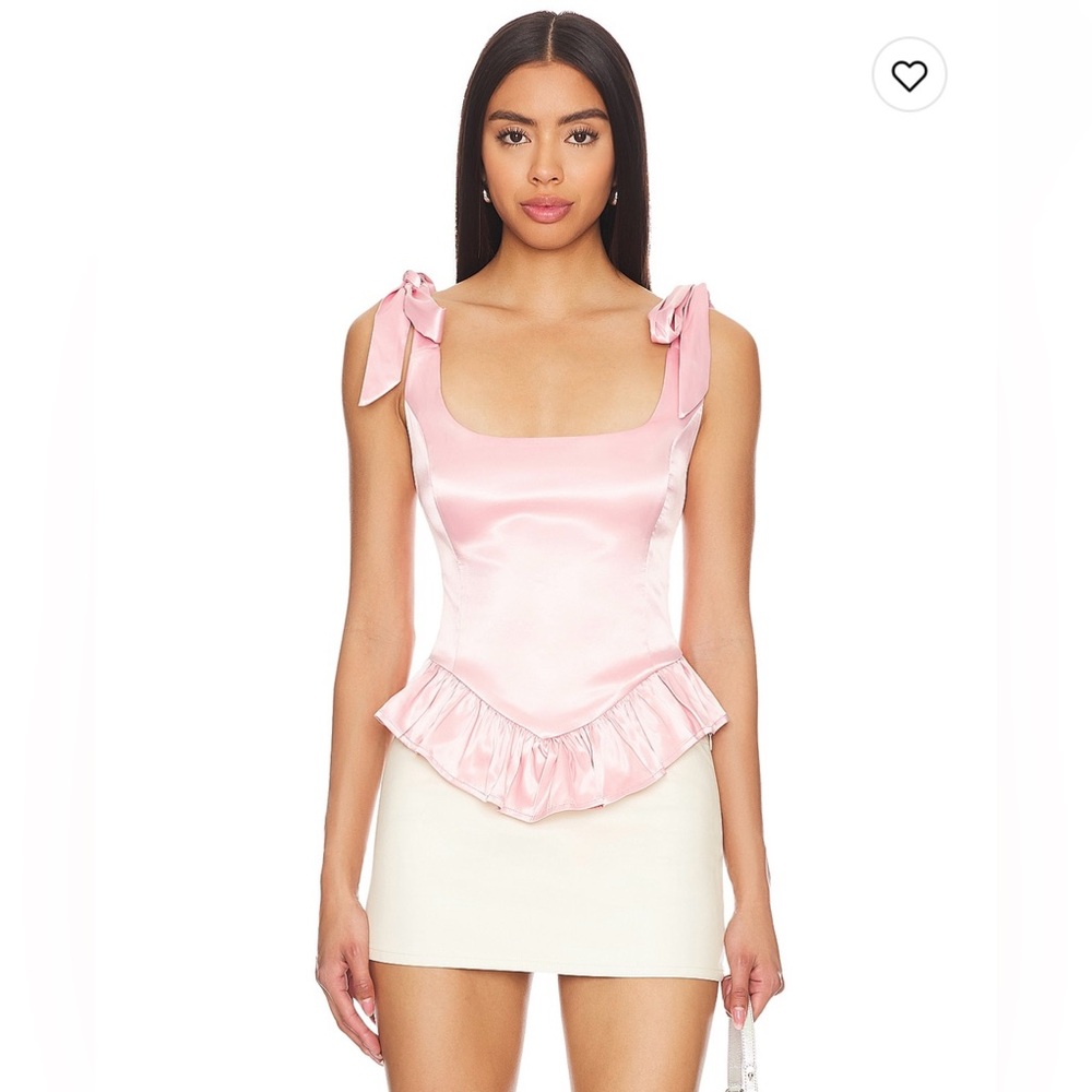 MORE TO COME - Cecilia Corset Top in Blush